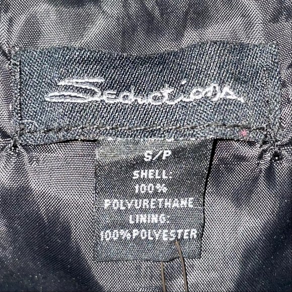 Rocker babe short sleeved pleather jacket S - Picture 6 of 8